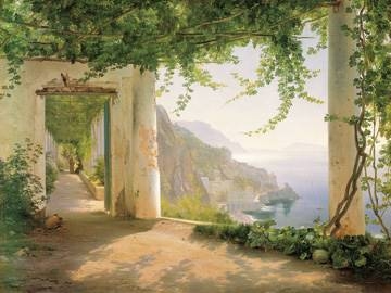 101x76 | Amalfi Cappuccini ( Aagaard Carl Frederic )