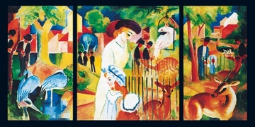 100x50 | Zoologischer Garten ( Macke August )