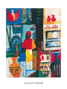 60x80 | Merchant with Jugs ( Macke August )