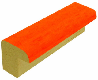 Rámová lišta DANTIK - 2158 | KOSTIČKA oranžová mořená